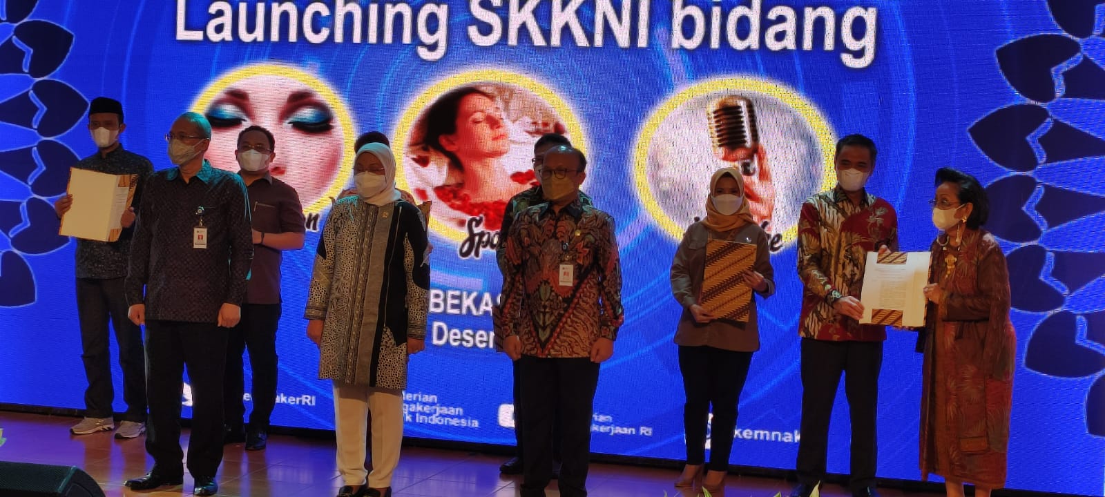 APERKI Menghadiri Penerimaan Bandel SKKNI Kemnaker Bidang Kecantikan, Spa dan Karaoke